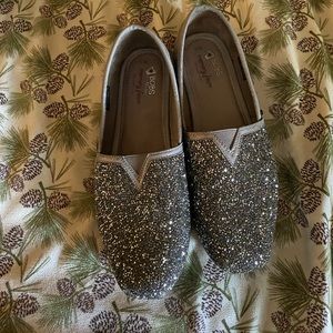 Bobs sparkly slip ons